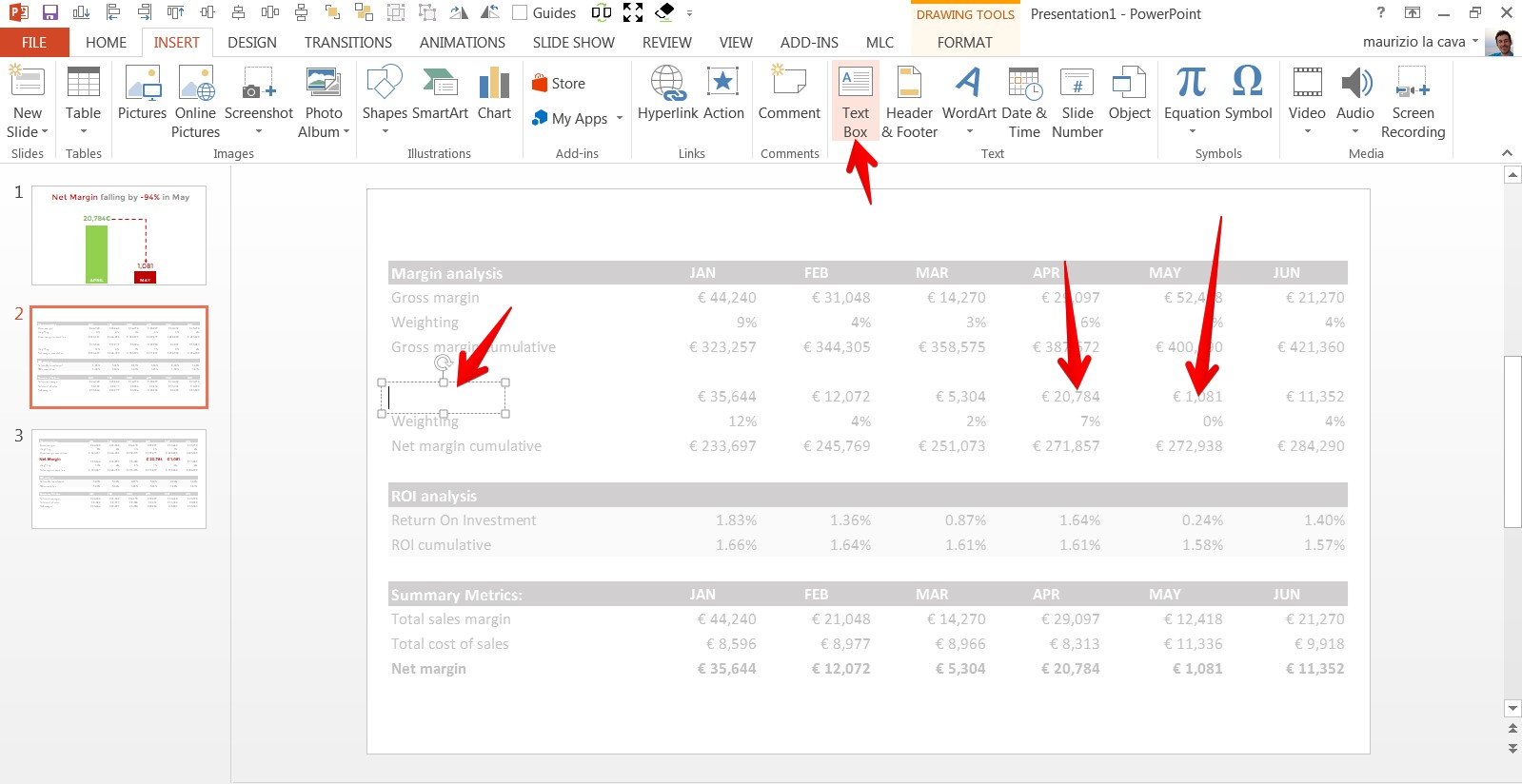 cool PowerPoint tables