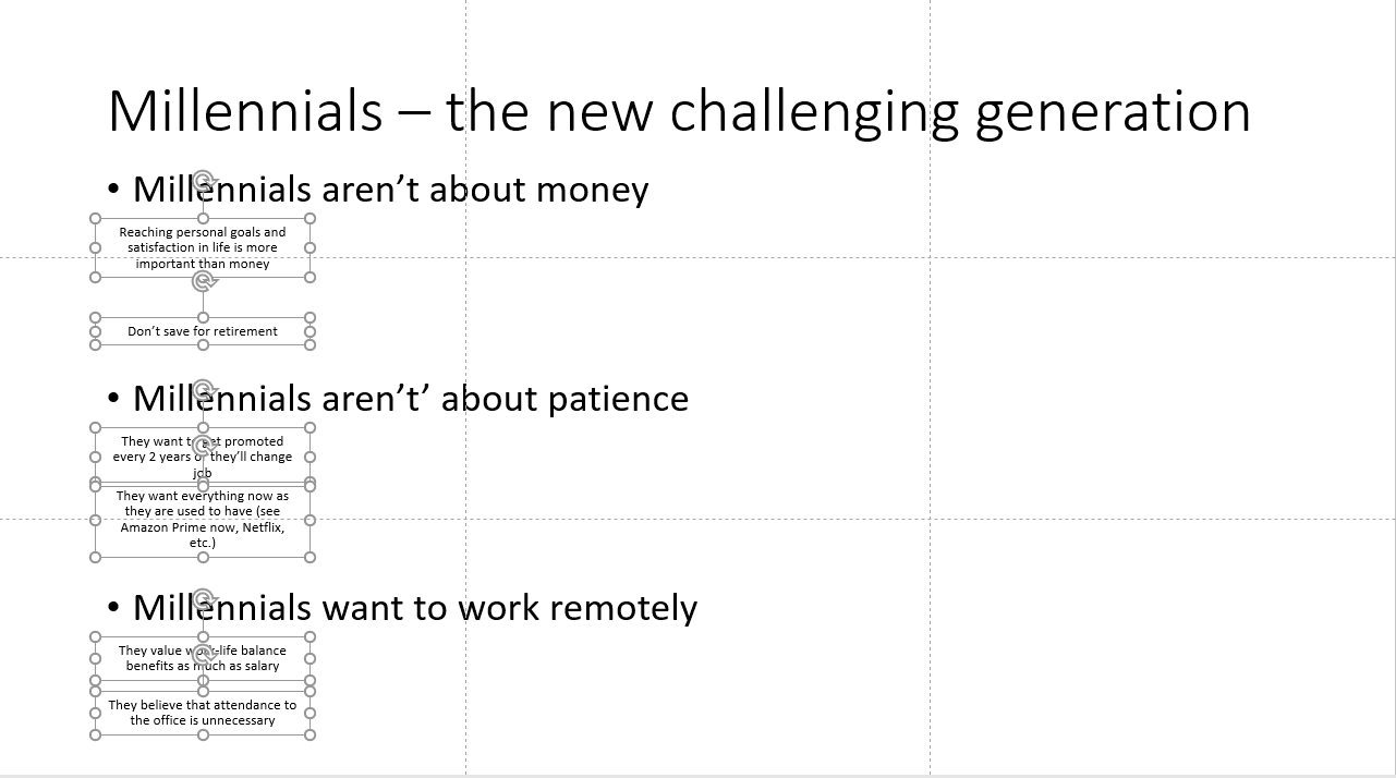 what is the rule of three in presentations